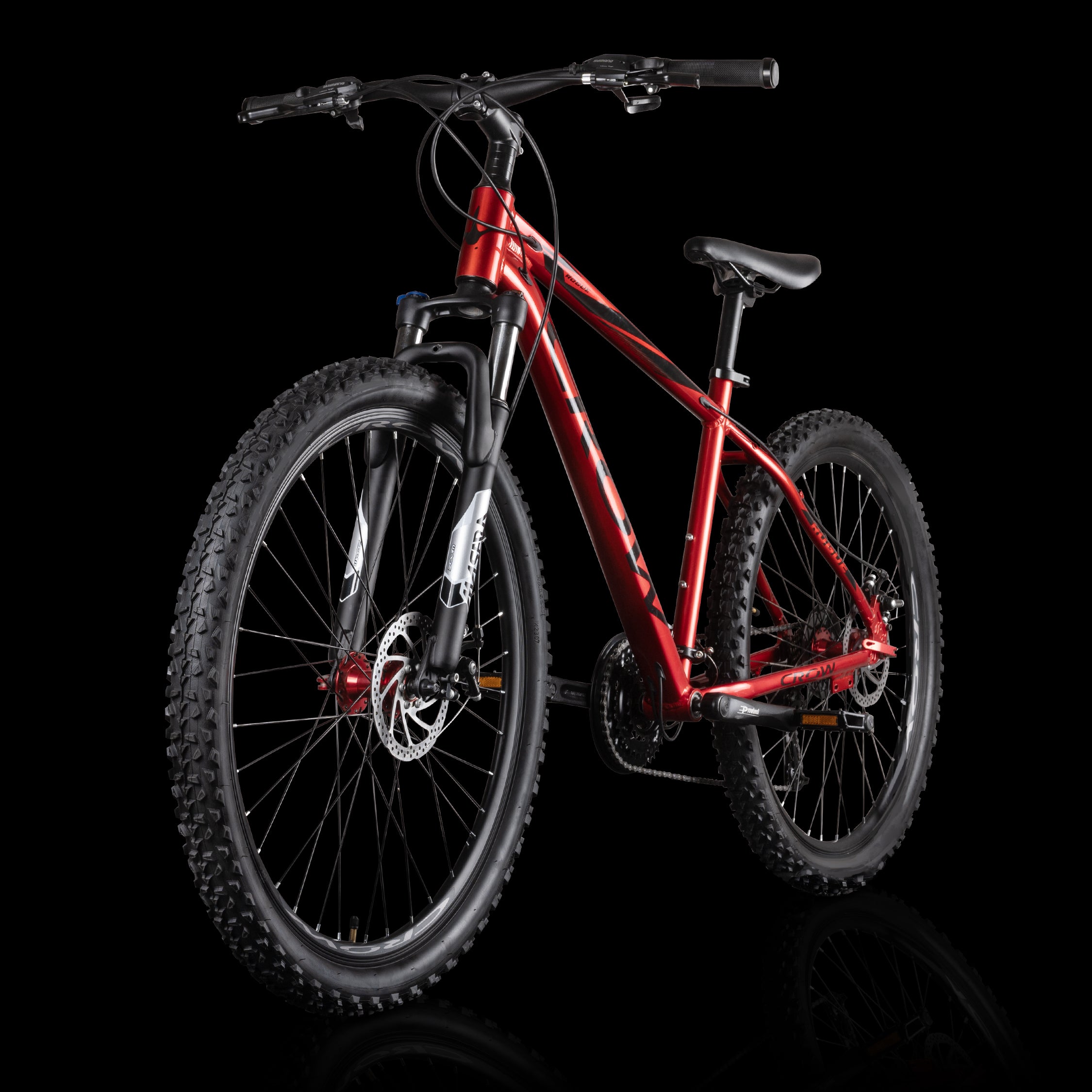 Red discount mtb bike